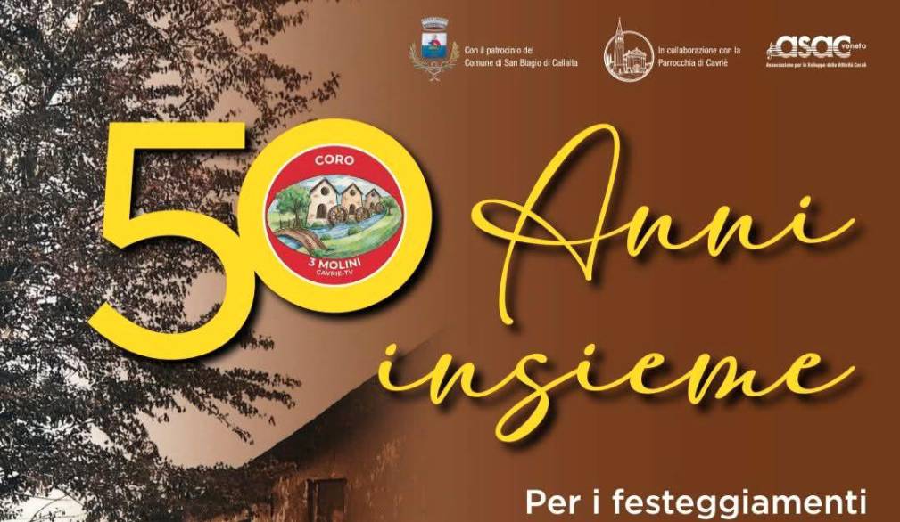 Concerto per il 50° anniversario del coro 3 Molini di Cavriè