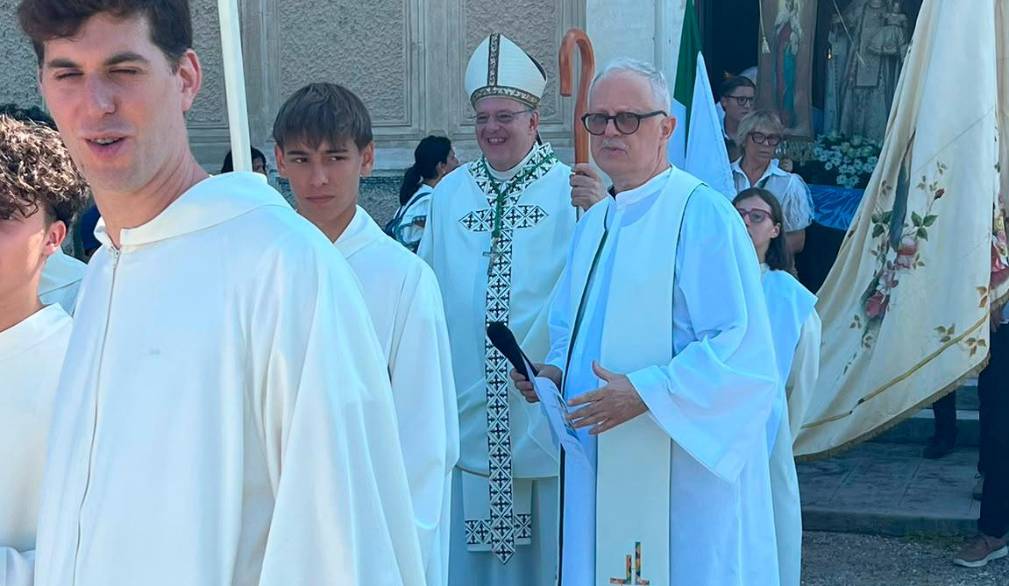 A Campocroce di Mogliano messa e processione con il Vescovo