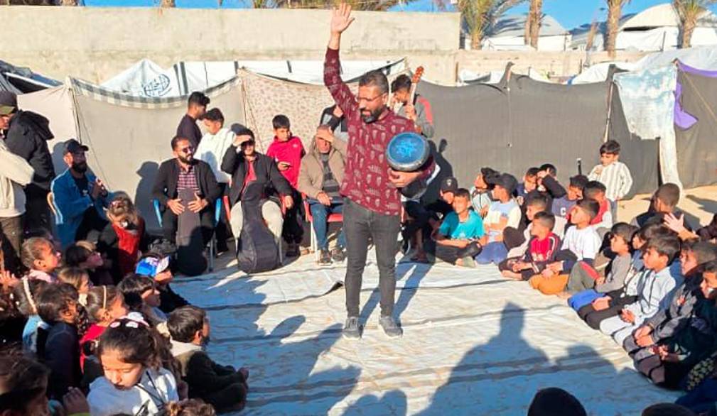 Gaza, tra le rovine la luce della musica