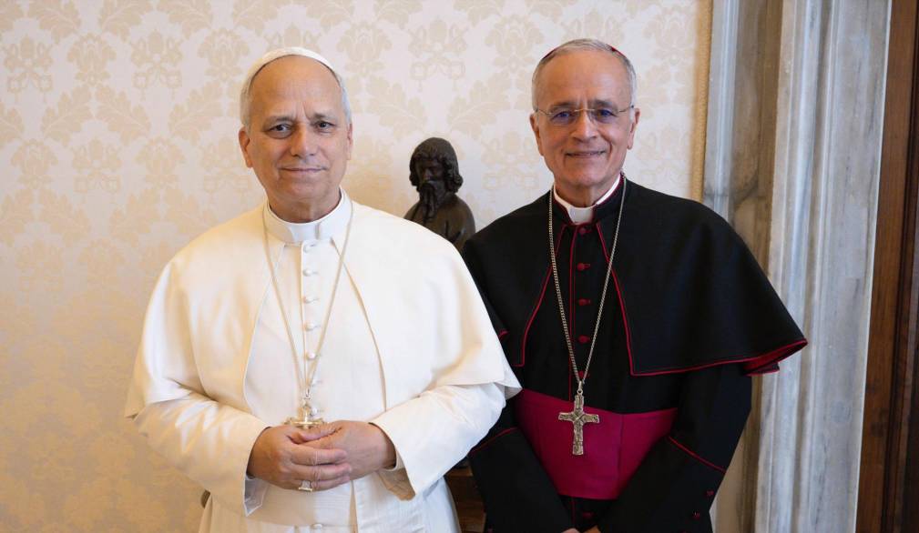Mons. Báez ricevuto in udienza da papa Leone XIV