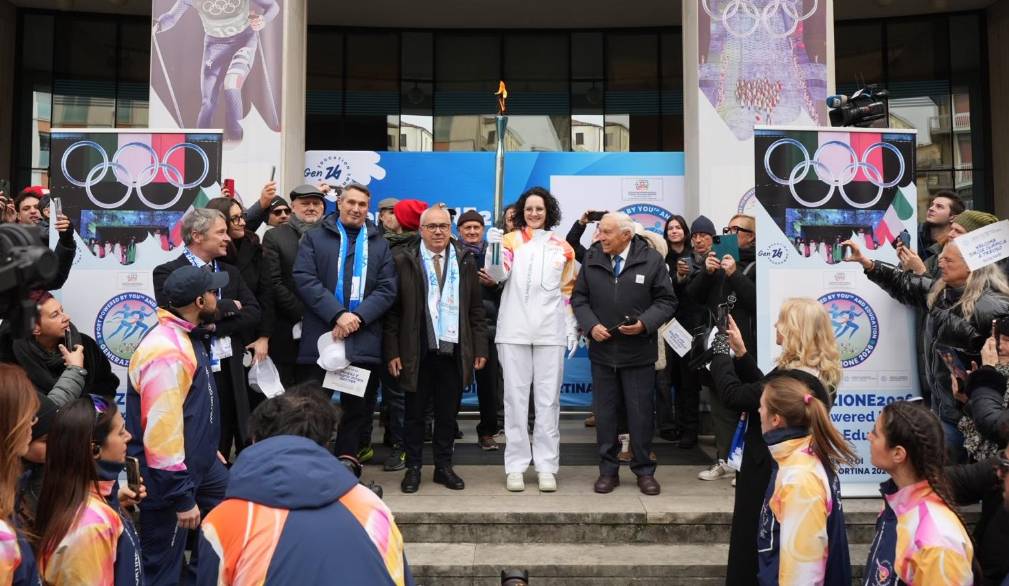 Fiamma olimpica nella Marca, le foto più belle