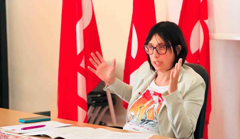 La segretaria generale della Cgil di Treviso, Sara Pasqualin
