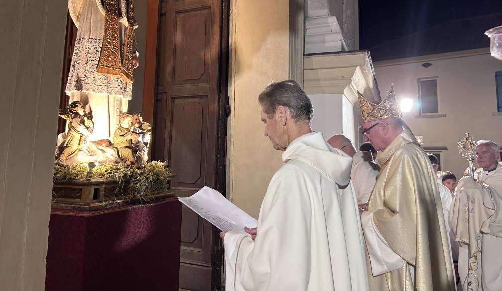 Festa di san Pio X a Riese, e il rifiuto ricordato da mons. Cevolotto: “Io benedico la pace e non la guerra”