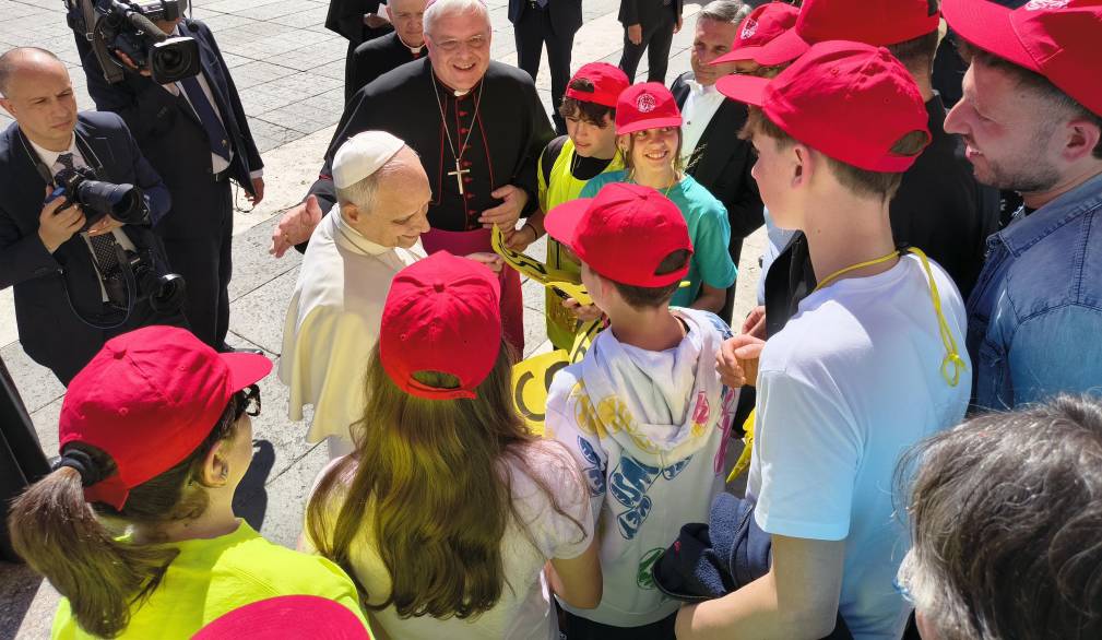 Cresimati trevigiani, l’incontro con papa Leone