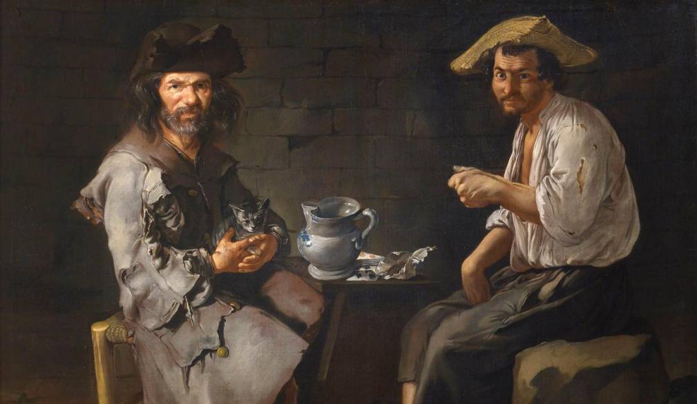 Giacomo Ceruti detto il Pitocchetto “I due disgraziati” 1730, Pinacoteca Civica Tosio – Martinengo, Brescia