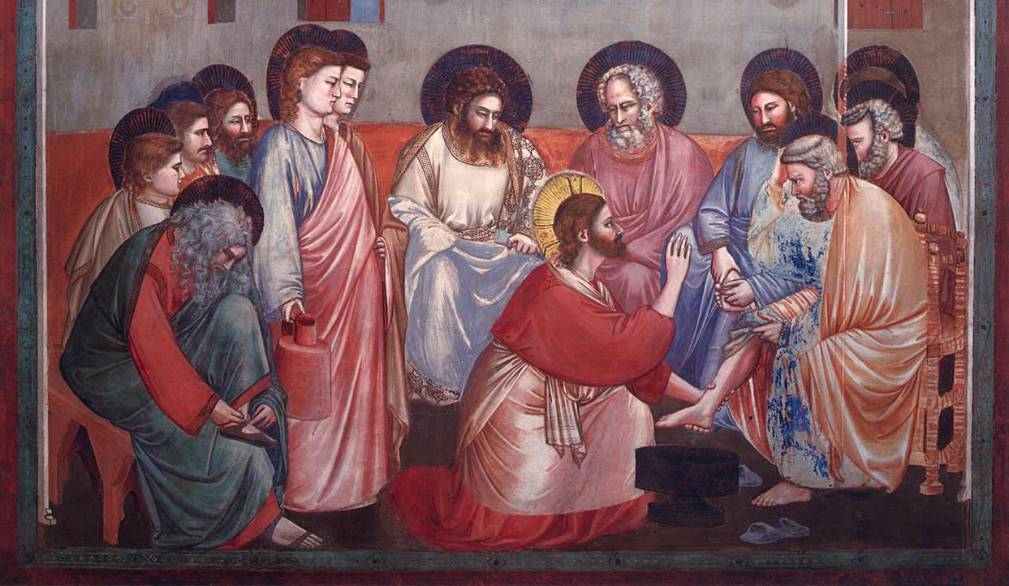 Giotto “Lavanda dei piedi” 1304-1306, Cappella degli Scrovegni - Padova