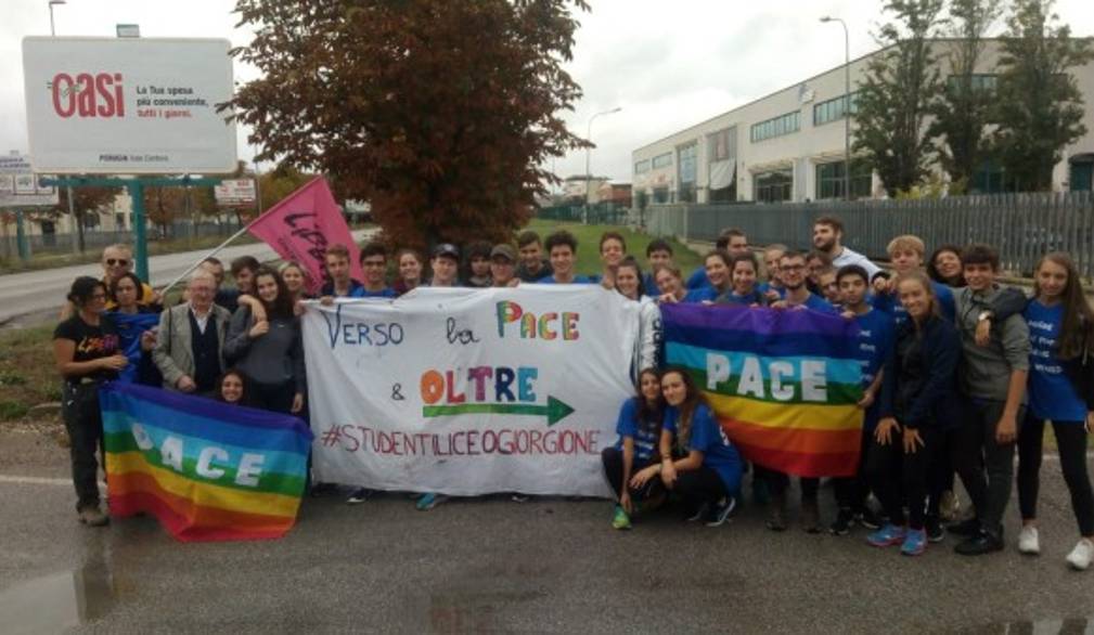 Castelfranco: studenti del liceo Giorgione impegnati per la pace