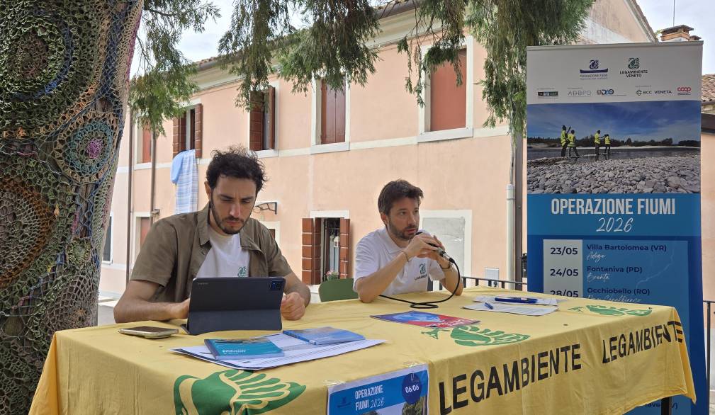 Fabio Tullio (sinistra) e Francesco Tosato, portavoce di Operazione fiumi (destra)