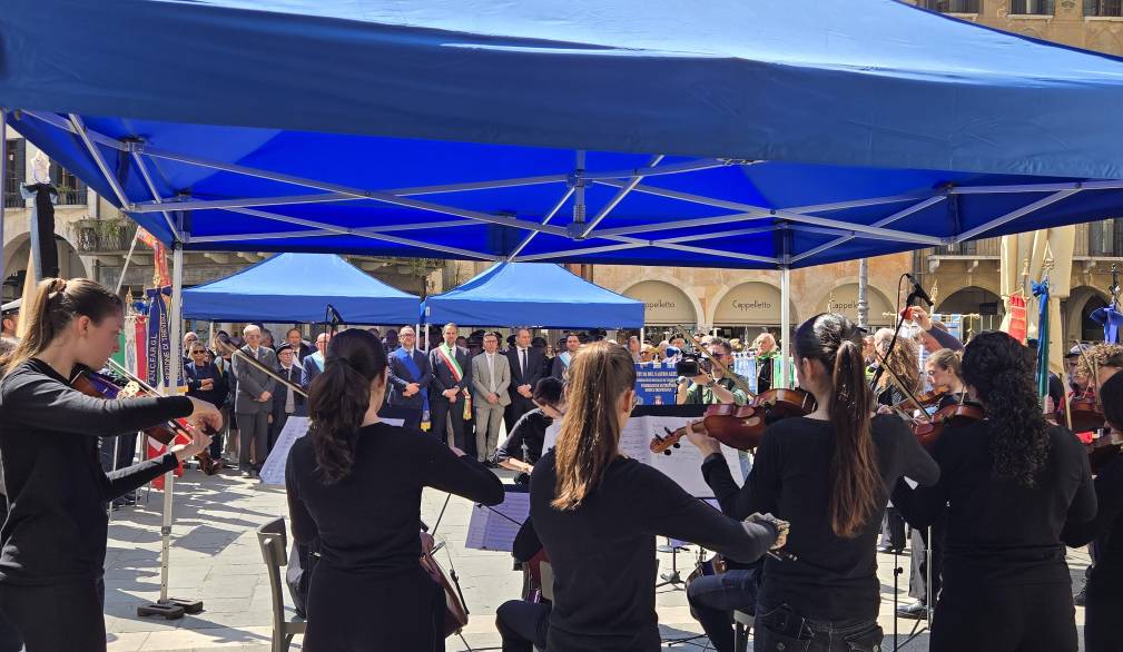 Commemorazione del 7 aprile in piazza dei Signori, 7 aprile 2026