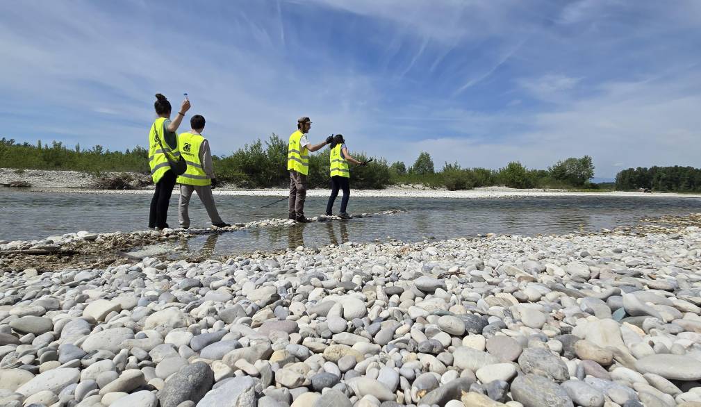 Volontari e volontarie sul Piave