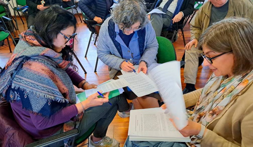 Due momenti dei lavori di gruppo tra i delegati delle 15 diocesi del Triveneto che parteciperanno alla terza Assemblea sinodale