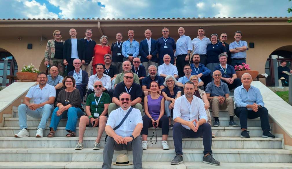 Alcuni dei partecipanti al simposio sullo sport, organizzato dalla Cei.