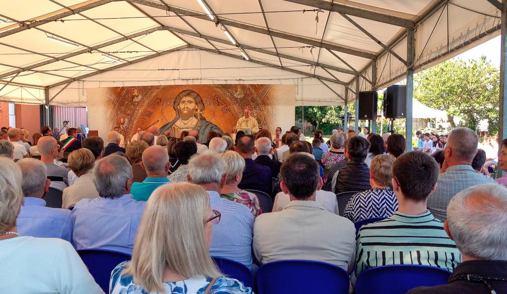 Posata la prima pietra della nuova chiesa di Giavera del Montello