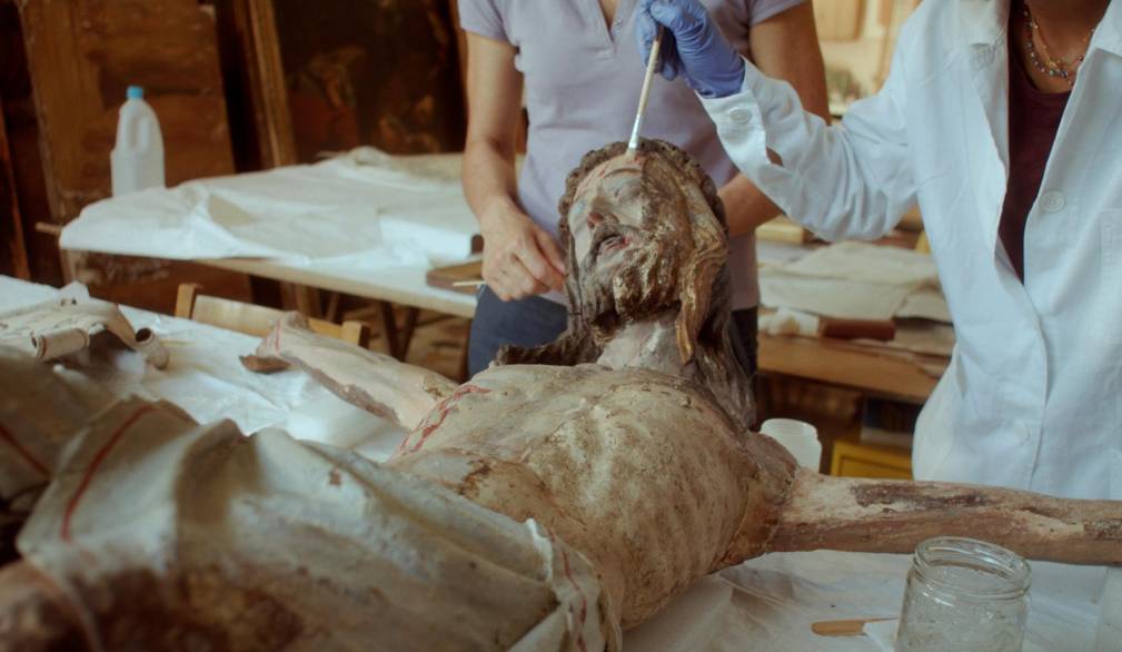 Restaurato i crocifisso ligneo del Tempio del donatore dell’Avis