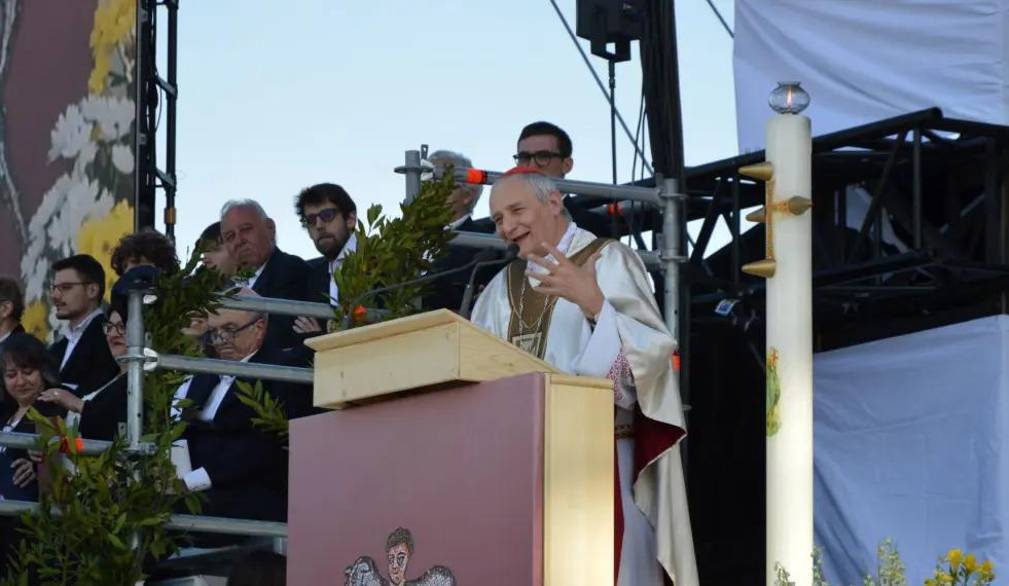 Terremoto del Friuli, il cardinale Zuppi a Gemona: “l’amore rimette assieme”