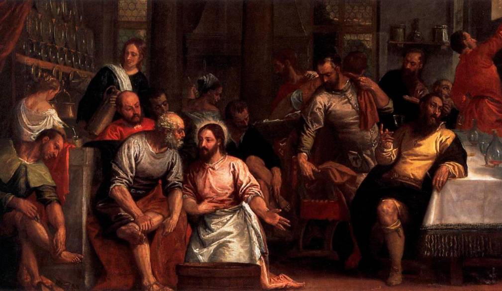 Paolo Veronese “La lavanda dei piedi”, 1580 -1588, Národní Galerie, Praga