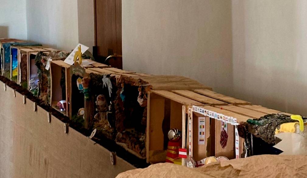 Barcon: in chiesa i... presepi in cassetta