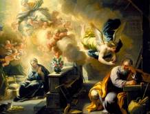 Luca Giordano “Il sogno di S. Giuseppe” 1700 circa, Museum of Art - Indianapolis