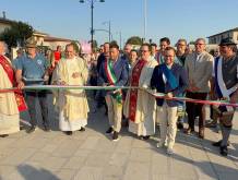 A San Zenone inaugurata piazza Papa Francesco