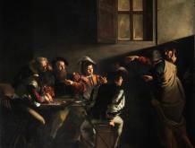 Michelangelo Merisi da Caravaggio “Vocazione di San Matteo” 1600, Cappella Contarelli, San Luigi dei Francesi - Roma