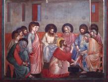 Giotto “Lavanda dei piedi” 1304-1306, Cappella degli Scrovegni - Padova