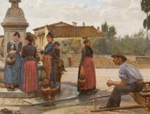 Ruggero Focardi “Contadini a Settignano” 1885-90, collezione privata