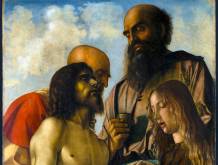 Giovanni Bellini “Compianto sul Cristo morto” 1475 ca., Musei Vaticani, Città del Vaticano