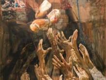 ﻿Safet Zec “Mani per il pane” 2016, Collezione privata
