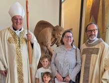 Il Vescovo ha celebrato il primo maggio nella parrocchia di San Giuseppe di Treviso