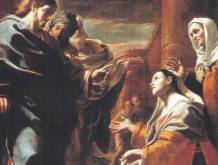 Mattia Preti “Cristo e la Cananea” 1656, Staatgalerie - Stoccarda