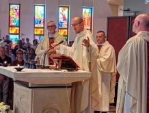 Marcon, festa per la prima messa di don Francesco Tesser: “A servizio di Parola e Pane”