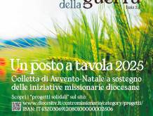 Colletta di Avvento: iniziativa diocesana “Un posto a tavola”