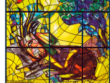Marc Chagall, “La tribù di Zabulon e la tribù di Neftali”: entrambe le immagini sono tratte dal ciclo delle vetrate della Sinagoga dell’Hebrew Medical Center di Kiryat Hadassah con le 12 tribù di Israele, 1961, Ein Karem - Gerusalemme