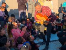 Gaza, tra le rovine la luce della musica