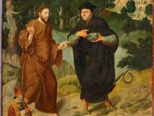 Bartholomäus Bruyn il vecchio “Le tentazioni di Cristo”, LVR-LandesMuseum Bonn