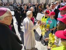 Cresimati trevigiani, l’incontro con papa Leone