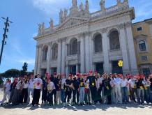 1.700 giovani trevigiani a Roma con il vescovo Michele