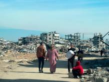 ﻿Macerie a Beit Hanoun, città fantasma nel nord di Gaza. Foto Gavin Kelleher-Nrc