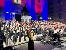 Loreto: il bel messaggio del coro Mani bianche di Vedelago