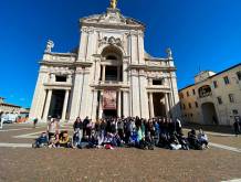 Collaborazione Ponte di Piave, ragazzi di seconda media sui passi di Francesco