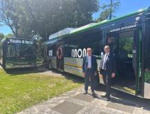 Giacomo Colladon, presidente di Mom (a sinistra) e Marco Donadel, presidente della Provincia di Treviso (a destra)