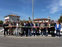 Inaugurata la rotatoria riqualificata di Guarda bassa