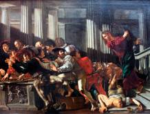 Cecco del Caravaggio “Cacciata dei mercanti dal tempio” 1610, Staatliche museen, Berlino