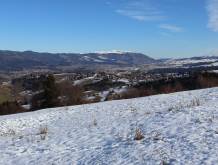 L’altopiano di Asiago innevato solo parzialmente durante questo inverno