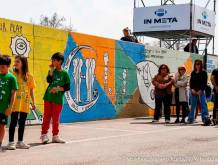 Mogliano: murales “inclusivo”creato dai ragazzi delle scuole Piranesi allo stadio di rugby