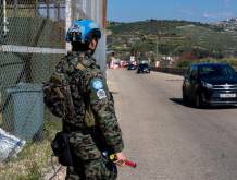 Casco blu dell’Onu in azione in Libano - foto Flickr-Missione Unifil