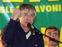TREVISO 09/09/06 UMBERTO BOSSI ALLA FESTA LEGA NORD AL PRATO DELLA FIERA