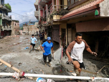 L’alluvione in Nepal causato dallo stacco di una porzione di ghiacciaio