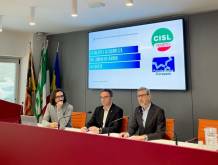 Conferenza stampa di Cisl e fondazione Corazzin