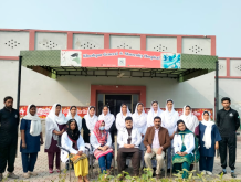 Il personale sanitario del Centro di salute a Khushpur